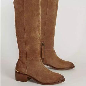 NWOT Naughty Monkey Stride Genuine Leather Knee-High Boots